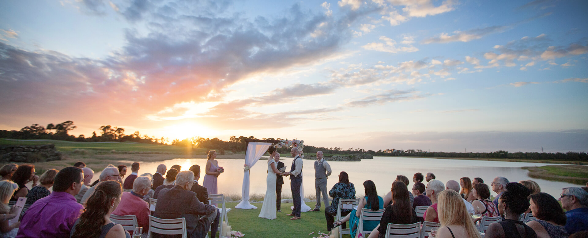 wedding ceremony at naples grande