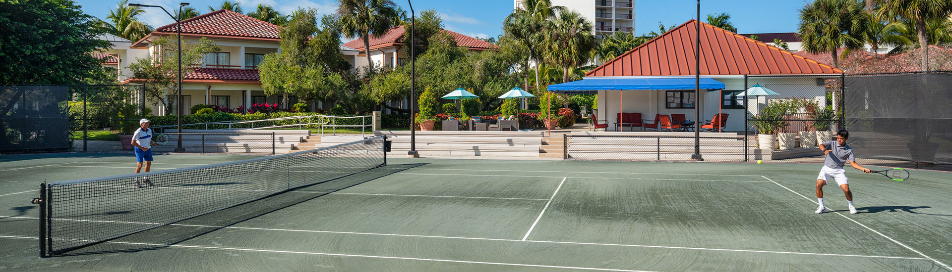 playing tennis Naples Grande